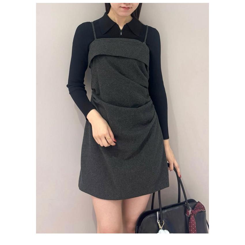 SNIDEL（スナイデル） SALE50%OFF ワンピース 25秋冬 ウールベアミニ