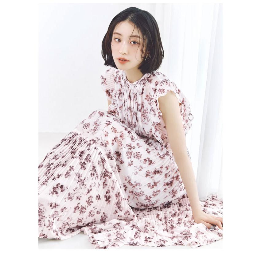 スナイデル SNIDEL ワンピース 26春夏 Sustainableフリルワンピース 長袖 ロング丈 ノースリーブ プリント swfo261069 | SNIDEL | 11