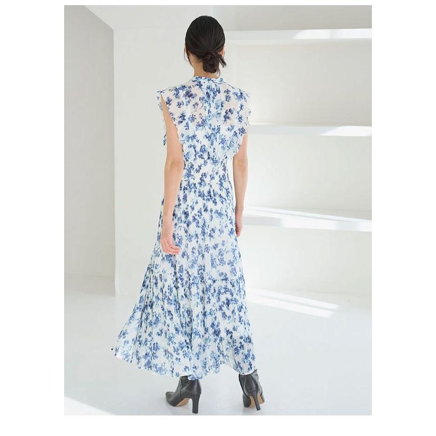 スナイデル SNIDEL ワンピース 26春夏 Sustainableフリルワンピース 長袖 ロング丈 ノースリーブ プリント swfo261069 | SNIDEL | 13