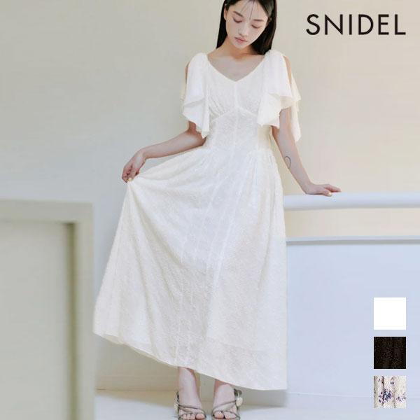 SNIDEL（スナイデル） SALE50%OFF ワンピース リボンジャガード