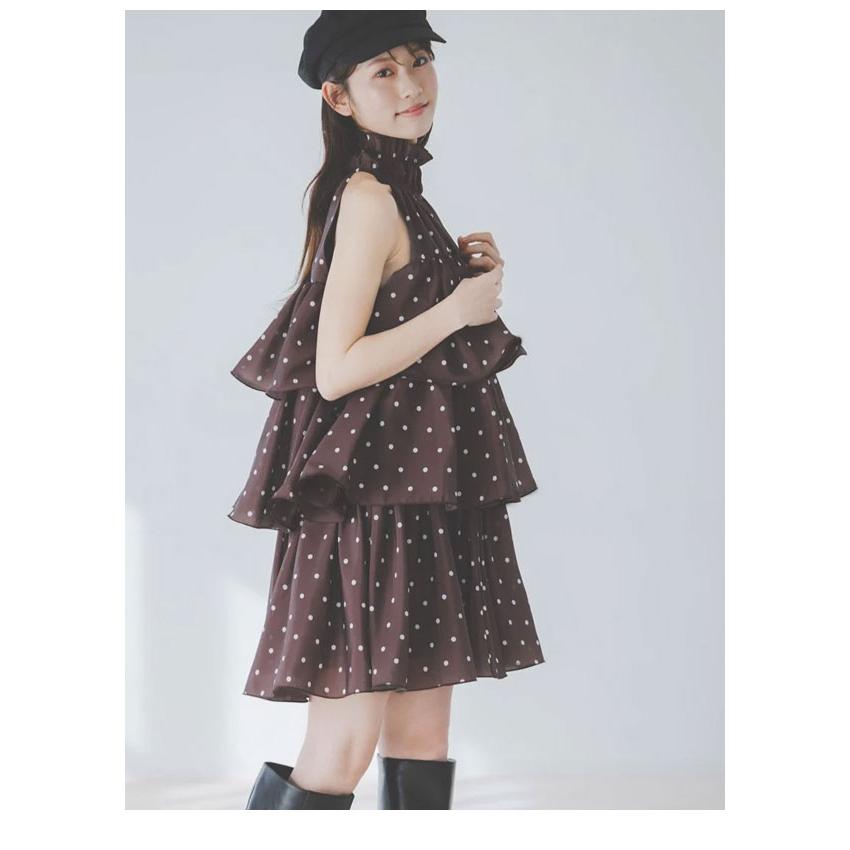 SNIDEL（スナイデル） ワンピース 26春夏 ボリュームエアリーミニ