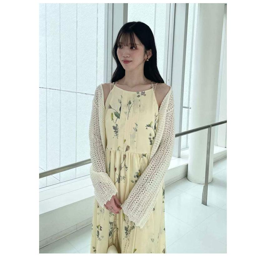 SNIDEL（スナイデル） ワンピース 26春夏 ボタニカルパターンキャミ