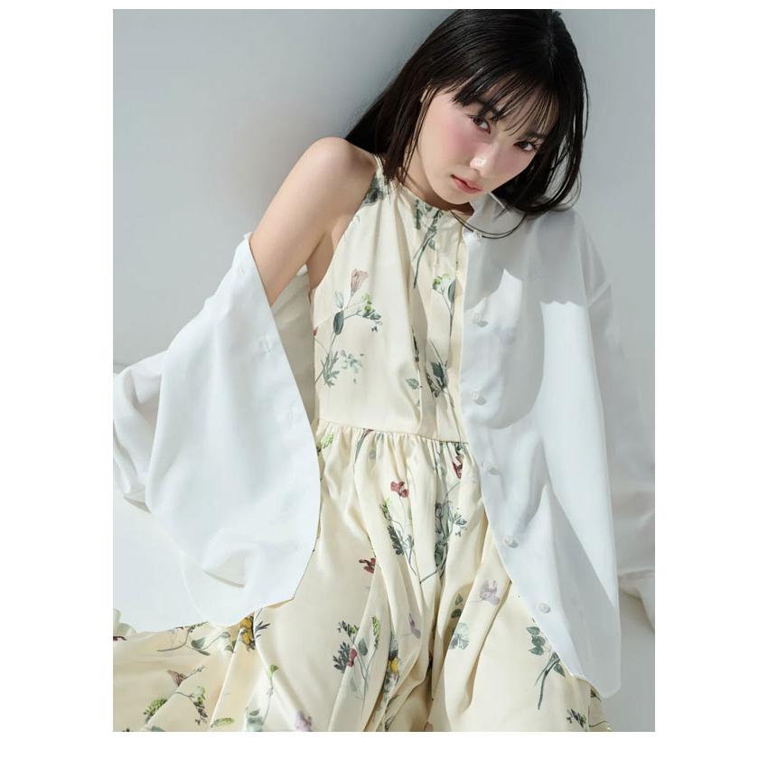SNIDEL キャミワンピース 花柄 ホワイト SNIDEL（スナイデル） 新作10%OFF ワンピース 26春夏 ボタニカル