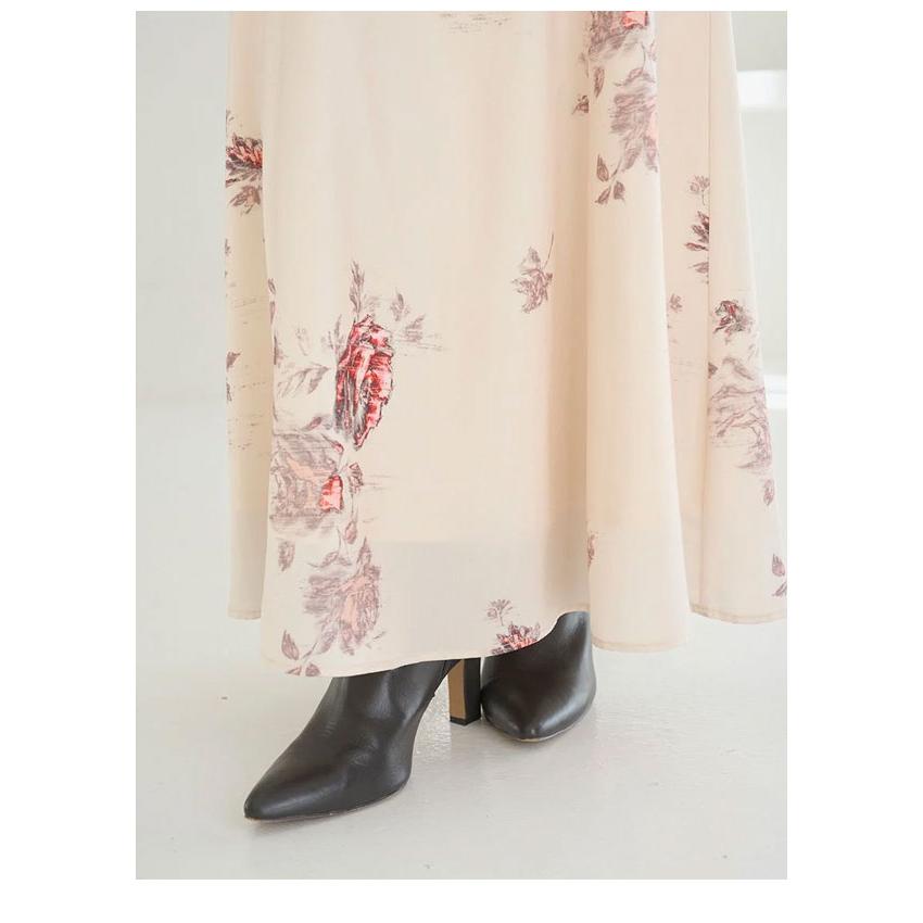 SNIDEL（スナイデル） ワンピース 26春夏 レーストリムプリントキャミ