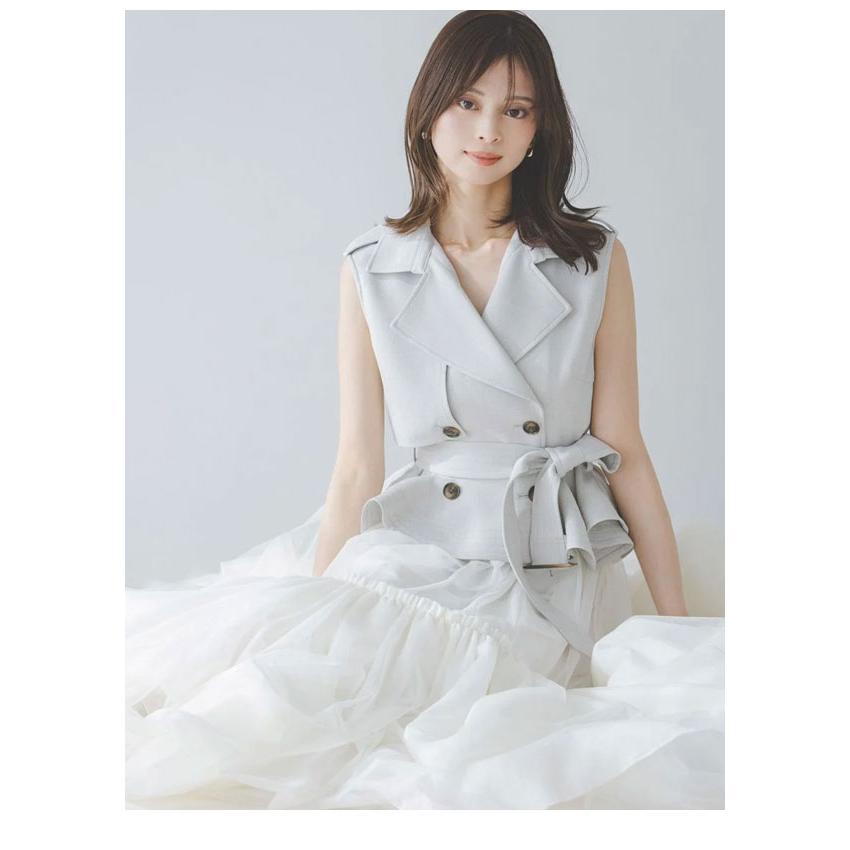 SNIDEL（スナイデル） ワンピース 26春夏 トレンチチュールセット