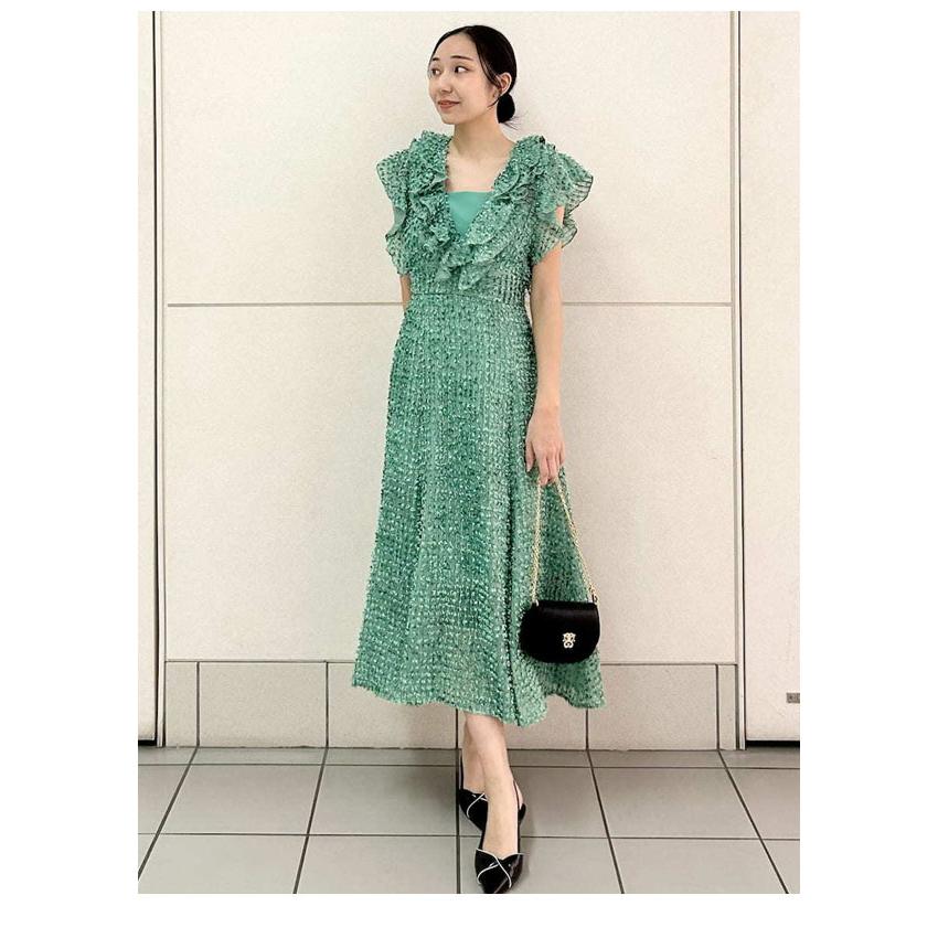 SNIDEL（スナイデル） SALE40%OFF ワンピース ファブリックフリル