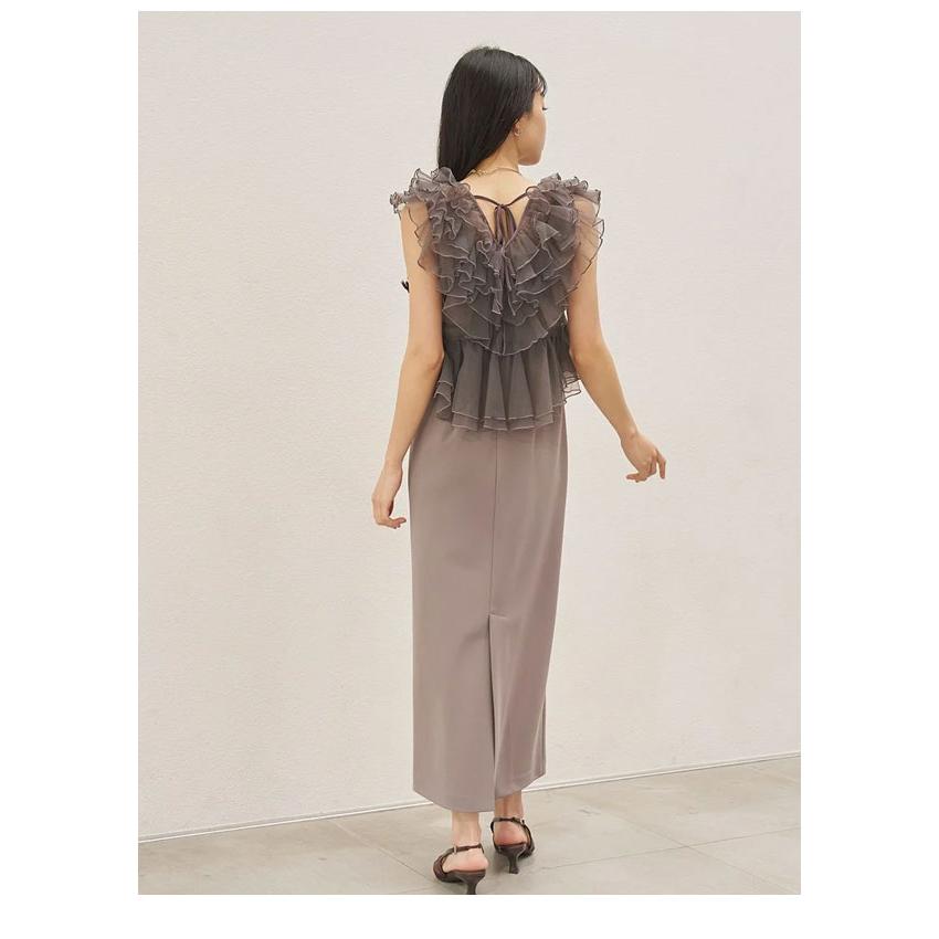 SNIDEL（スナイデル） ワンピース 26春夏 チュールボレロセットキャミ