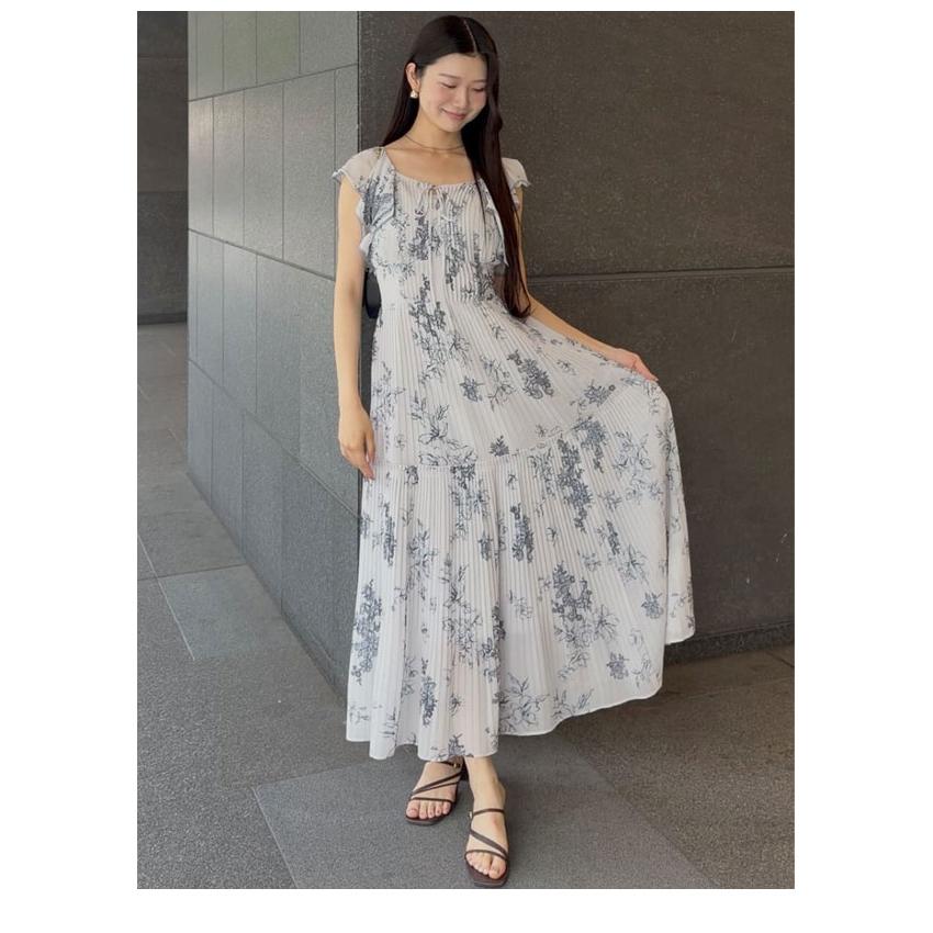 SNIDEL（スナイデル） SALE20%OFF ワンピース 26春夏 プリーツプリント