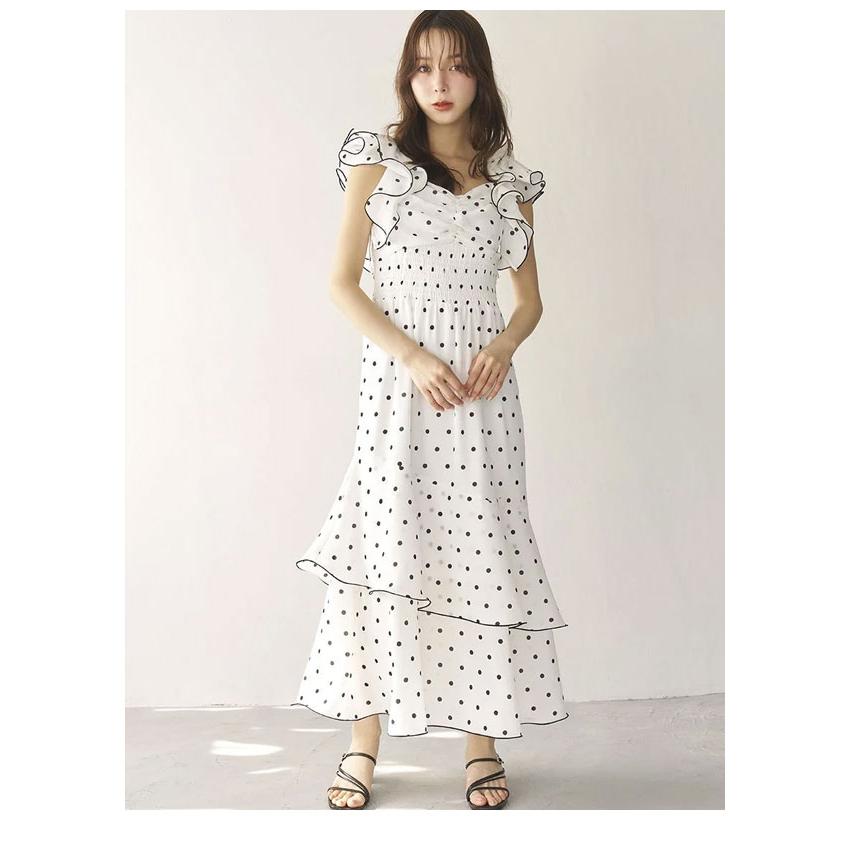 SNIDEL（スナイデル） SALE10%OFF ワンピース 26春夏 フリルスリーブ