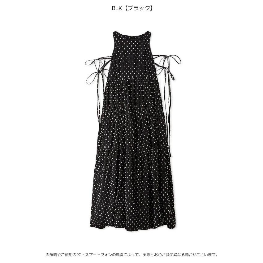 スナイデル SNIDEL ワンピース 26春夏 ドビードットティアードワンピース 5月中旬〜6月上旬予約 マキシ丈 キャミソール swfo262033の画像