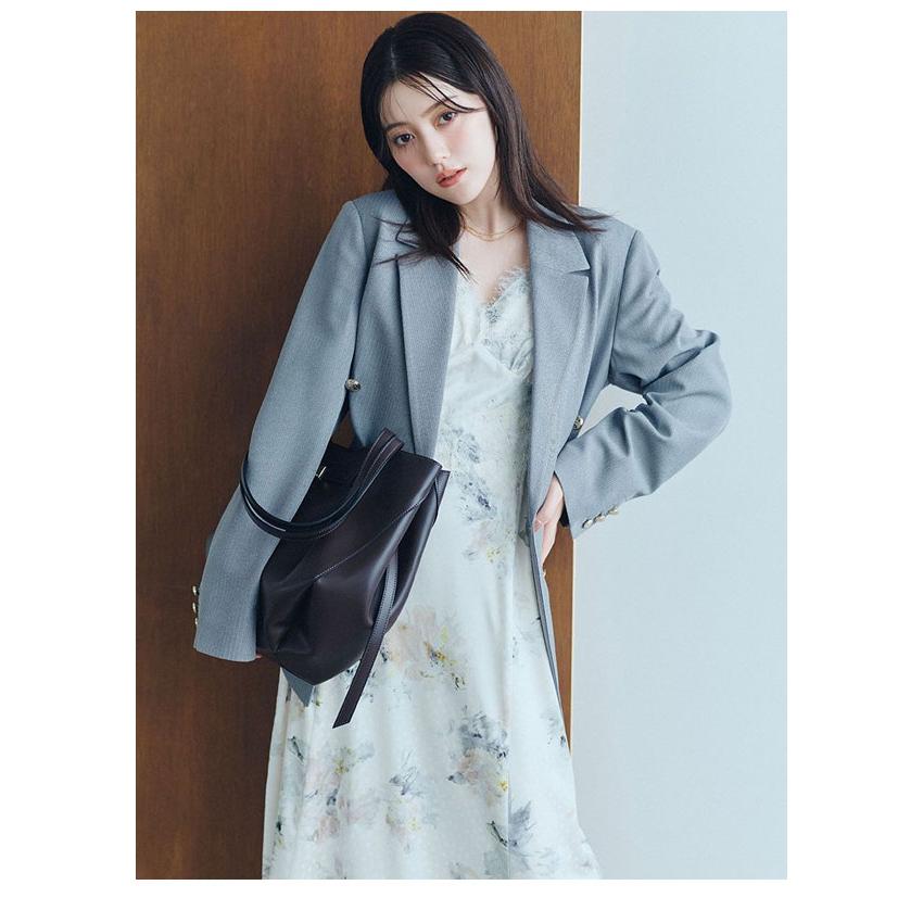 SNIDEL（スナイデル） ワンピース 26秋冬 レーストリムバリエ