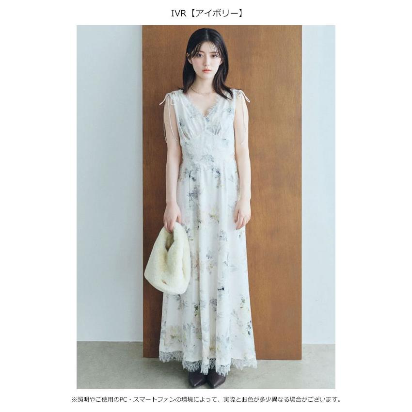 SNIDEL（スナイデル） ワンピース 26秋冬 レーストリムバリエ