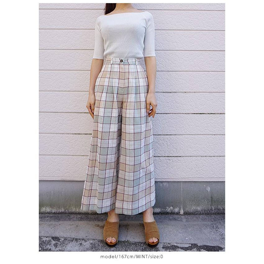 Sale スナイデル Snidel オリジナルチェックワイドパンツ レディース パンツ ワイドパンツ フルレングス ハイウエスト チェック ギンガムチェック ゆったり Swfp バッグ ワンピースのダブルハート 通販 Yahoo ショッピング