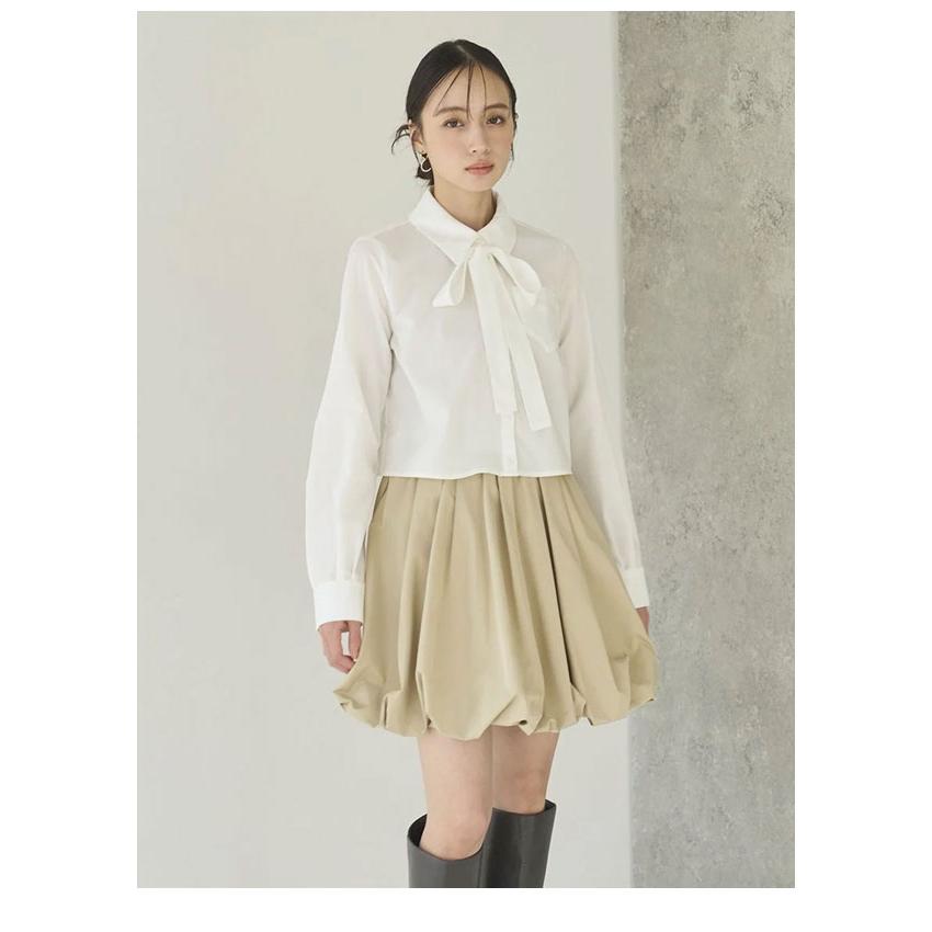 SNIDEL（スナイデル） 新作10%OFF ボトムス 26春夏 バルーンフレアスカ