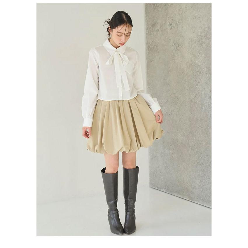SNIDEL（スナイデル） 新作10%OFF ボトムス 26春夏 バルーンフレアスカ