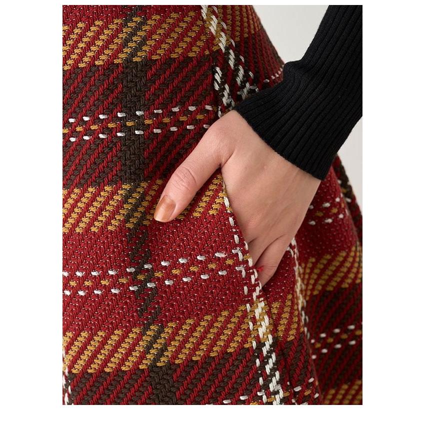 SNIDEL（スナイデル） SALE10%OFF ボトムス 24秋冬 ロービングチェック