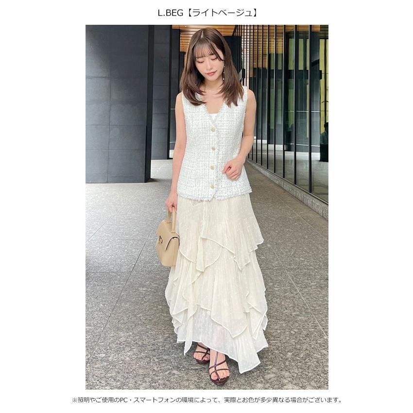 SNIDEL 新作10%OFF スナイデル ボトムス 25春夏 スクエアヘム  