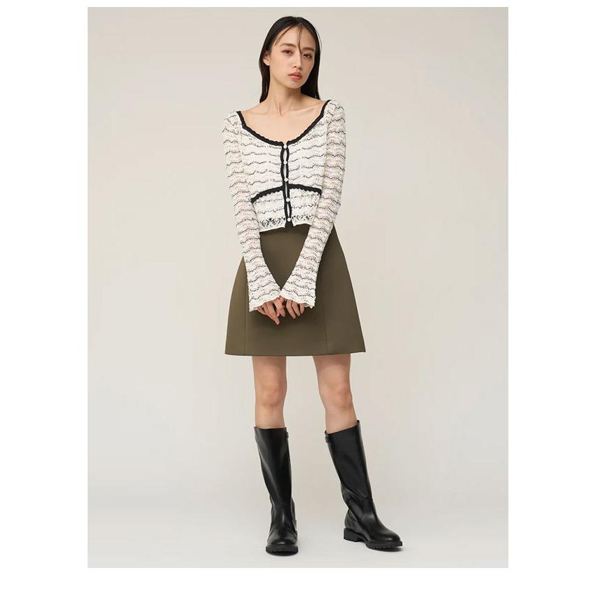 SNIDEL（スナイデル） SALE50%OFF ボトムス 26春夏 構築ミニスカート