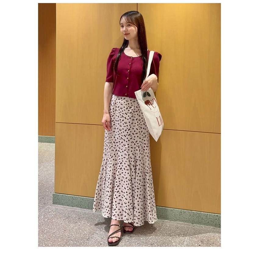 り*ま様 SNIDEL フルーツプリントマーメイドスカート　チェリー SNIDEL（スナイデル） SALE10%OFF ボトムス 26春夏 Sustainable