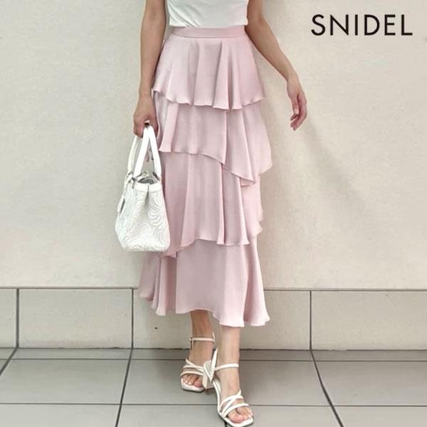 SNIDEL（スナイデル） SALE40%OFF ボトムス 26春夏 サテンナロー