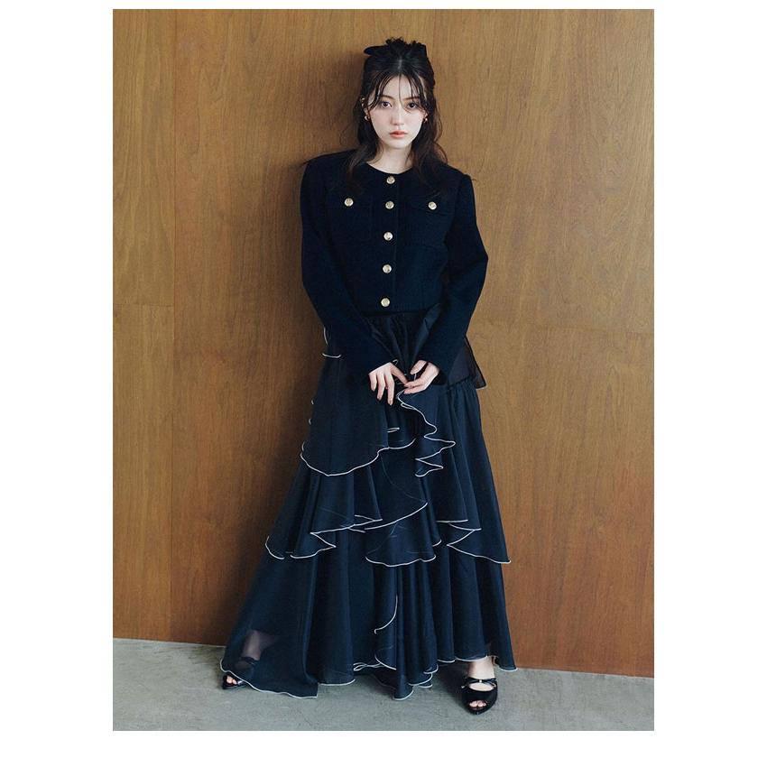 SNIDEL（スナイデル） SALE10%OFF ボトムス 26秋冬 ボリュームラッフル