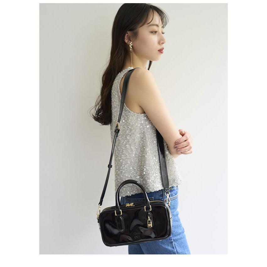 SNIDEL 新作10%OFF スナイデル バッグ 25秋冬 ミニボストン 小物