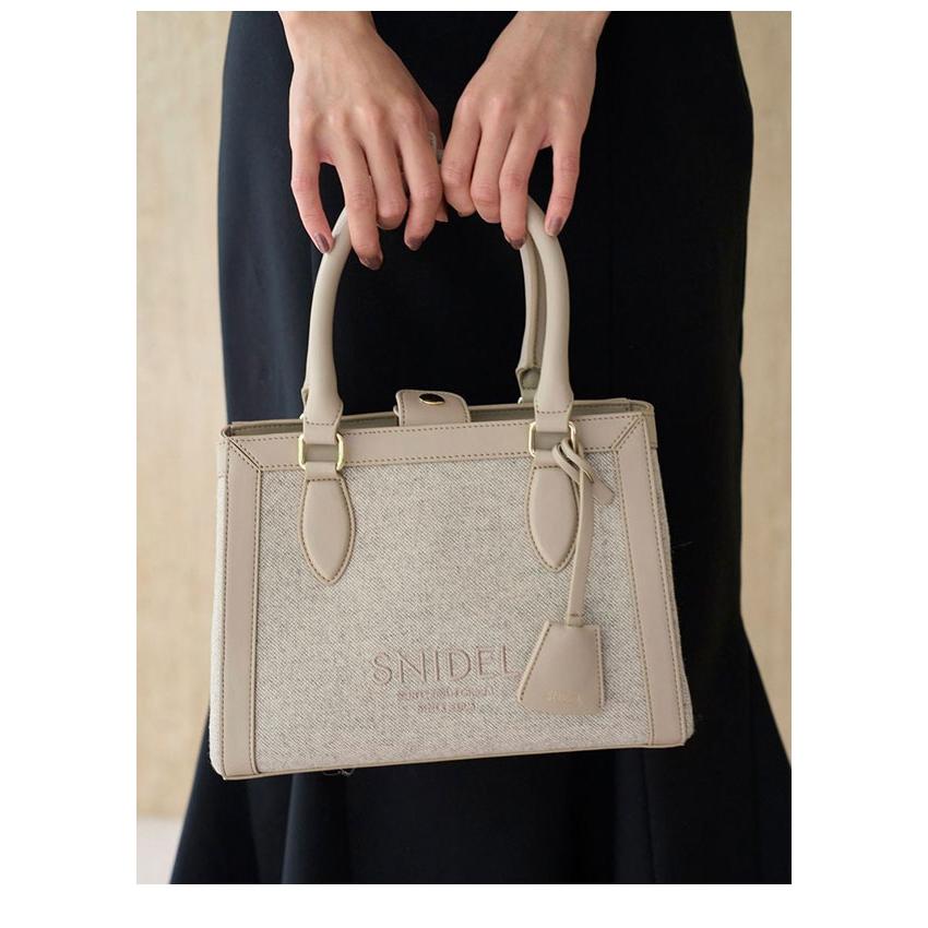 SNIDEL（スナイデル） 新作10%OFF バッグ 25秋冬 ロゴバッグ 2WAY