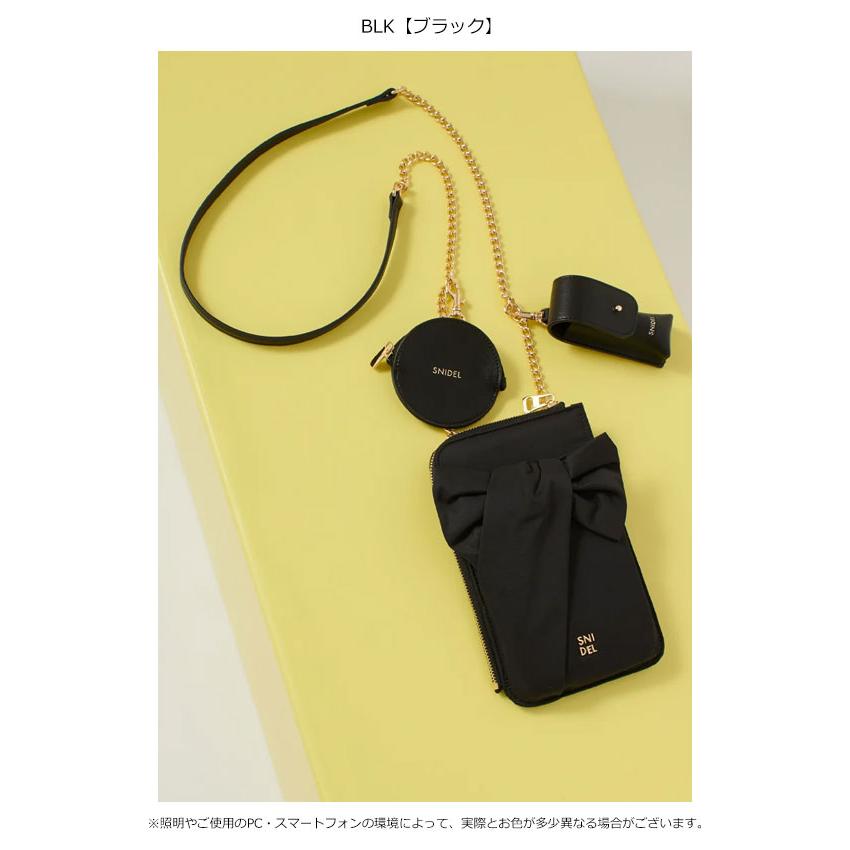 SNIDEL（スナイデル） 新作10%OFF バッグ 26春夏 パフィーリボンミニ 