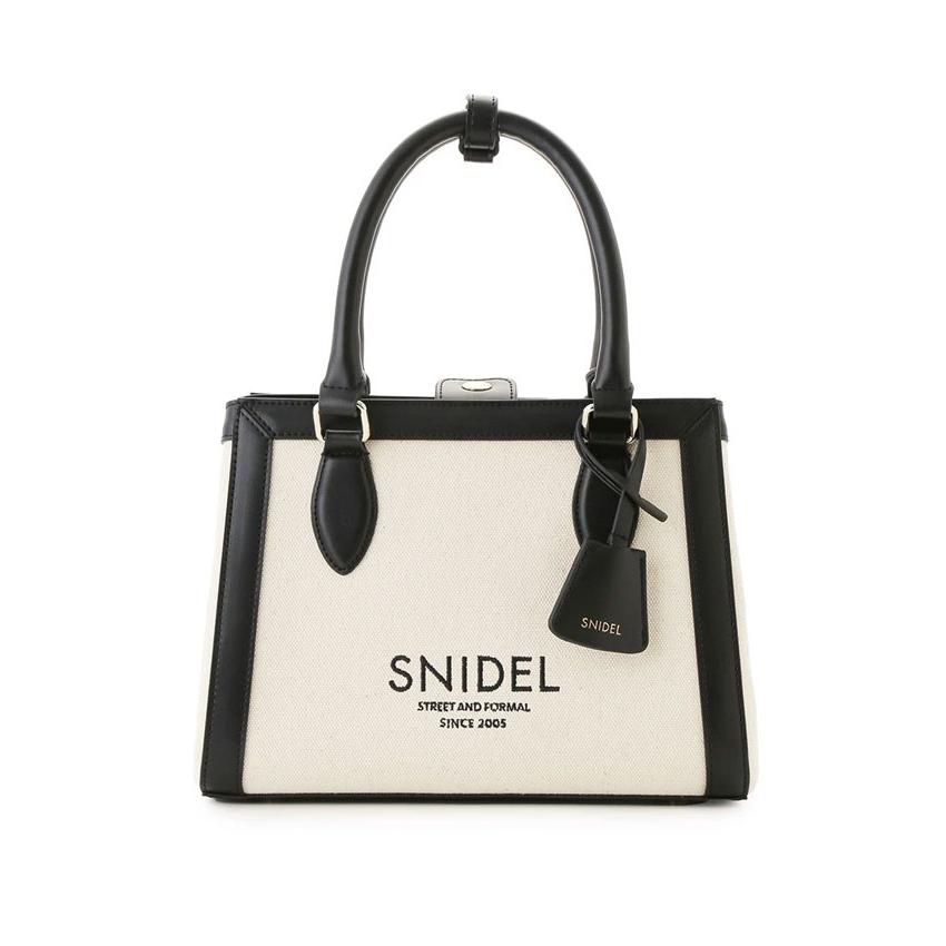 SNIDEL（スナイデル） 新作20%OFF バッグ 26春夏 バリエロゴバッグ