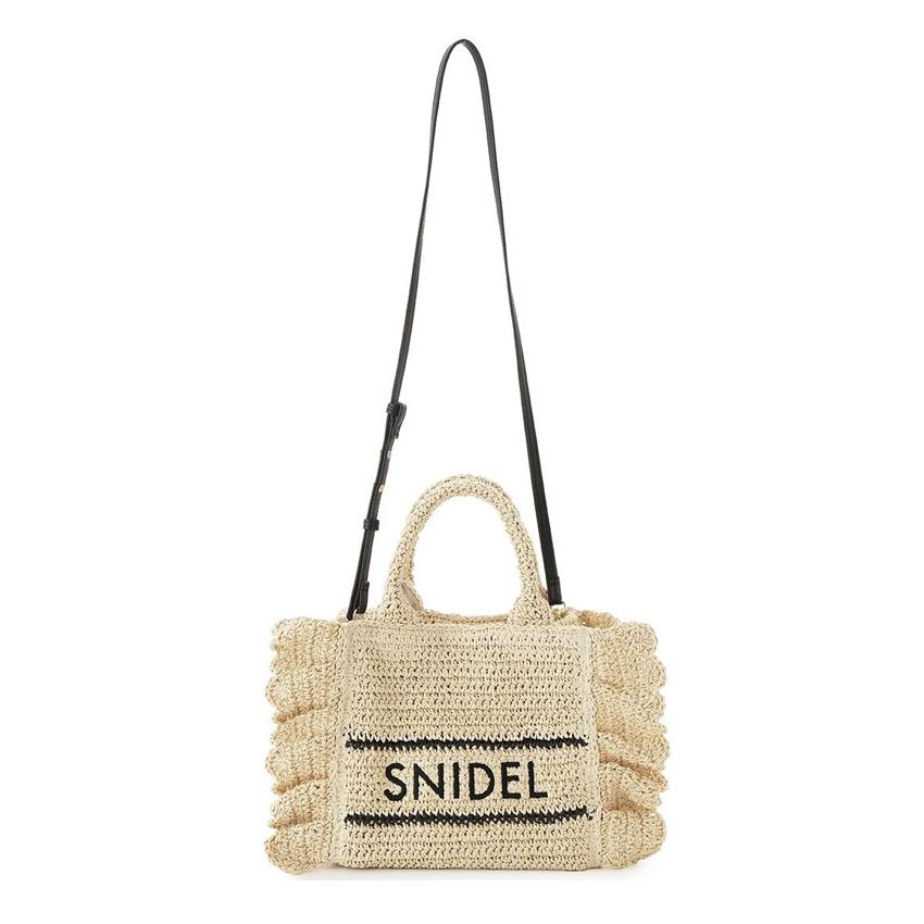SNIDEL（スナイデル） バッグ 26春夏 ブレーズフリルロゴショルダー