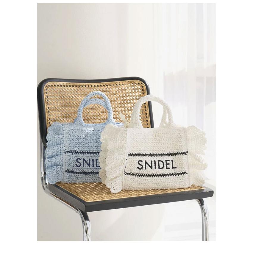 SNIDEL（スナイデル） バッグ 26春夏 ブレーズフリルロゴショルダー