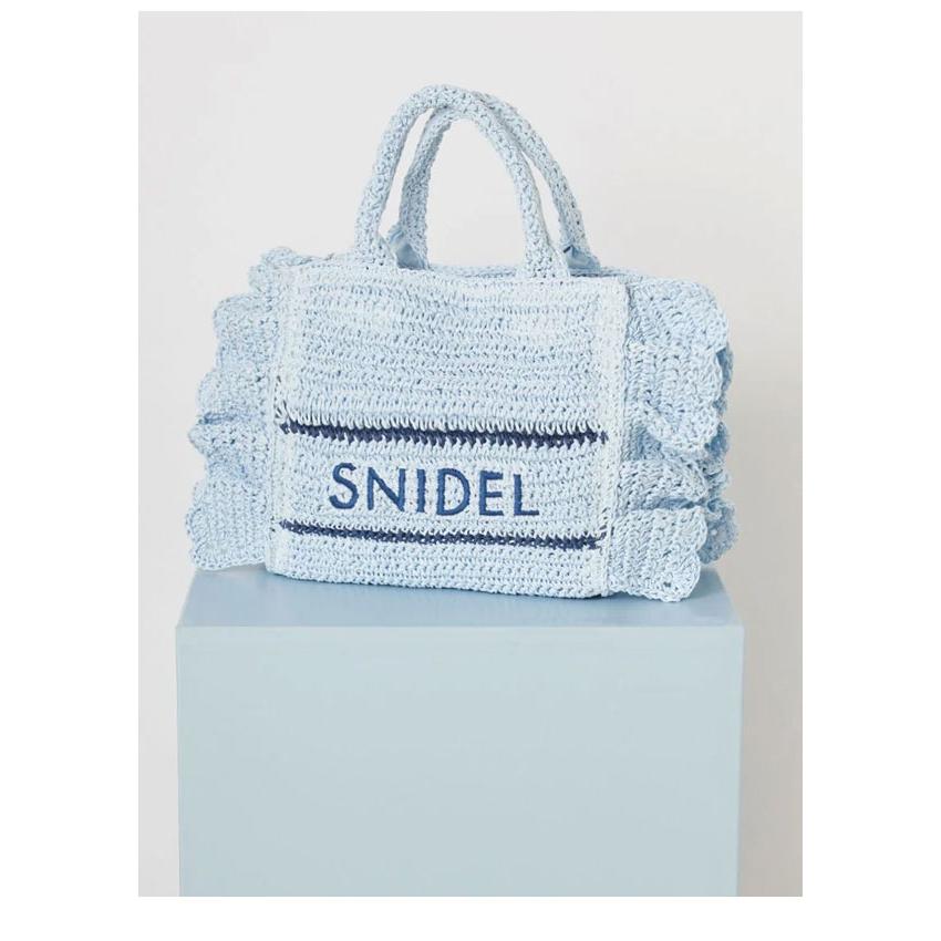 SNIDEL（スナイデル） バッグ 26春夏 ブレーズフリルロゴショルダー
