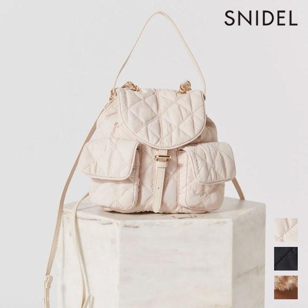 SNIDEL（スナイデル） バッグ 26秋冬 バリエーションフラップリュック