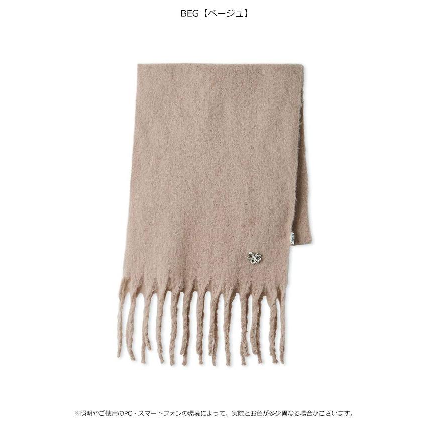 スナイデル マフラー SNIDEL（スナイデル） SALE50%OFF 小物 ブローチ付きマフラー 大判