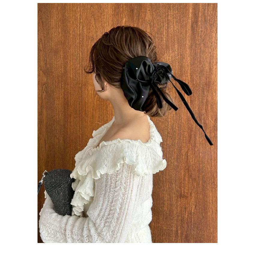 スナイデル SNIDEL アクセサリー 25秋冬 ベロアリボン付きシュシュ ヘアアクセサリー 小物 ギフト swgg255643