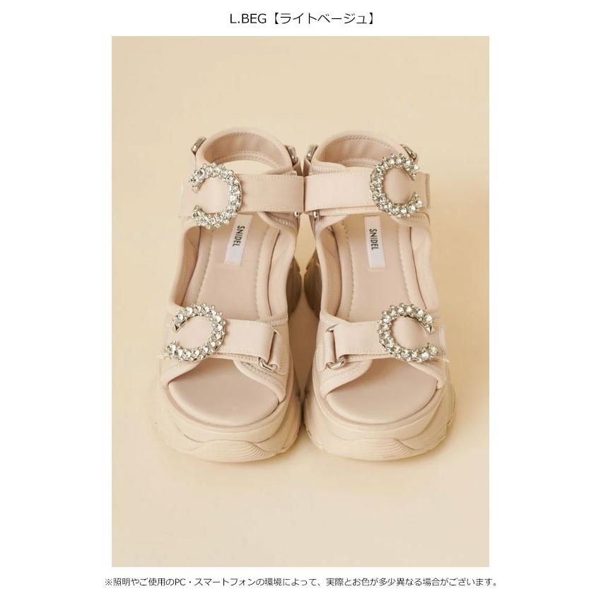 SNIDEL（スナイデル） シューズ 26春夏 スニーカーソールビジュー