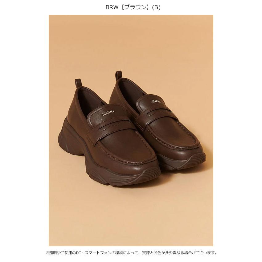 SNIDEL（スナイデル） シューズ 26秋冬 スニーカーソールローファー