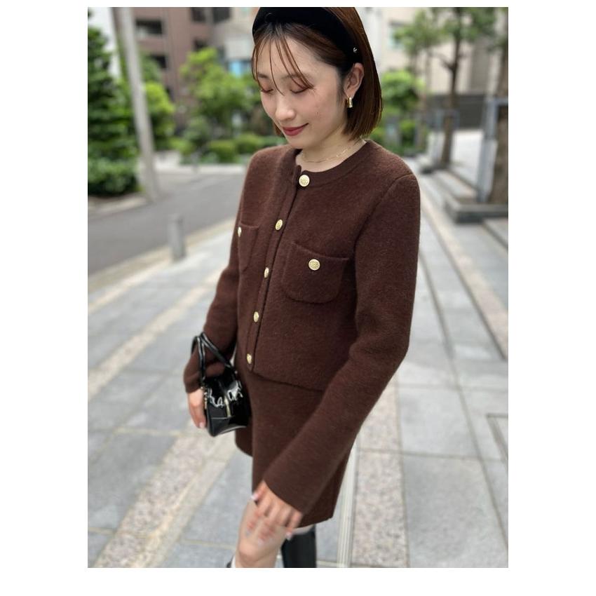 SNIDEL（スナイデル） SALE30%OFF アウター 25秋冬 フォックスニット