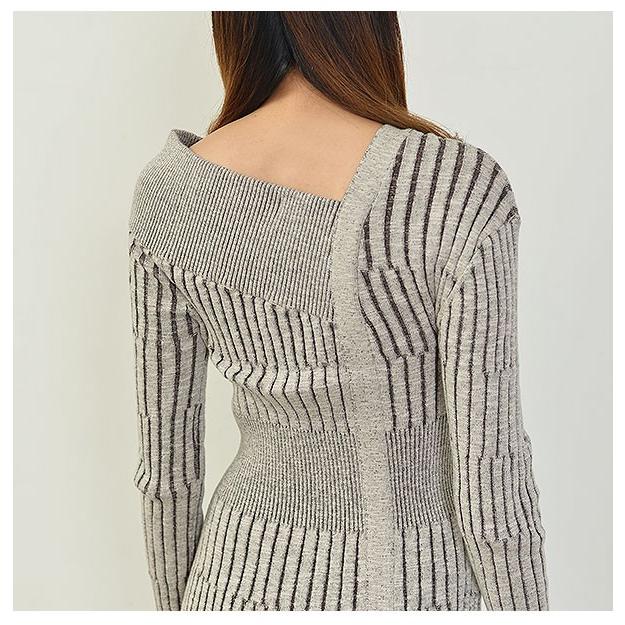 スナイデル Snidel 19秋冬 アシンメトリーボタンニットワンピース レディース ワンピース ロング丈 長袖 ニット ニットワンピ ワンショルダー Swno バッグ ワンピースのダブルハート 通販 Yahoo ショッピング