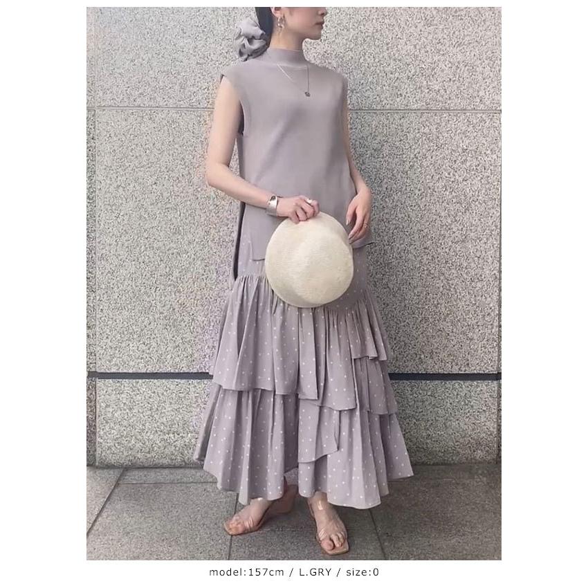 Sale スナイデル Snidel 21春夏 2nd ニットベスト ボリュームスカートsetワンピース レディース ワンピース ロング丈 ニット ニットベスト レイヤード Swno2121 バッグ ワンピースのダブルハート 通販 Yahoo ショッピング