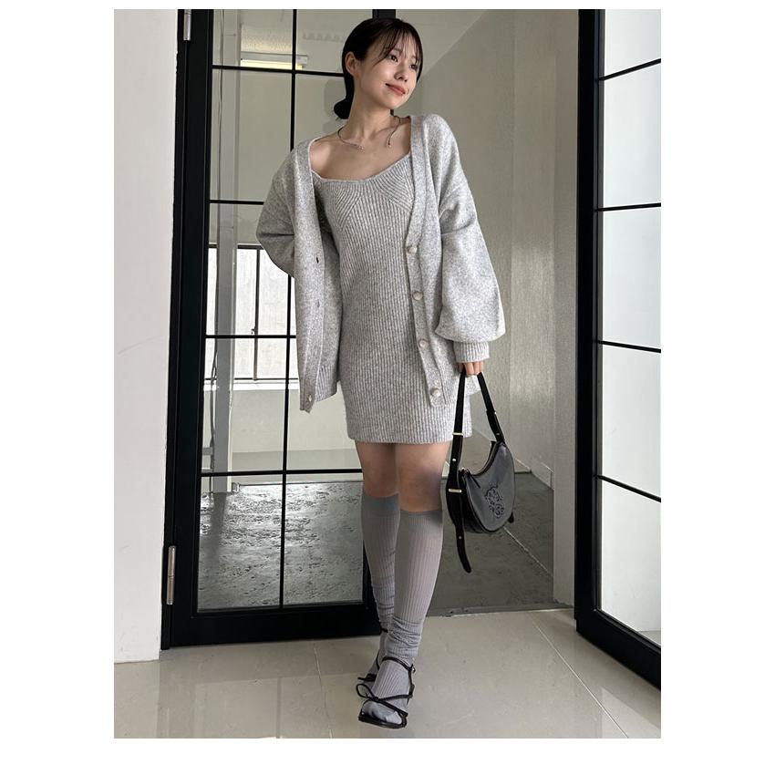 即納】 SALE スナイデル SNIDEL ドレス トップス 24春夏 ビッグカーデ  