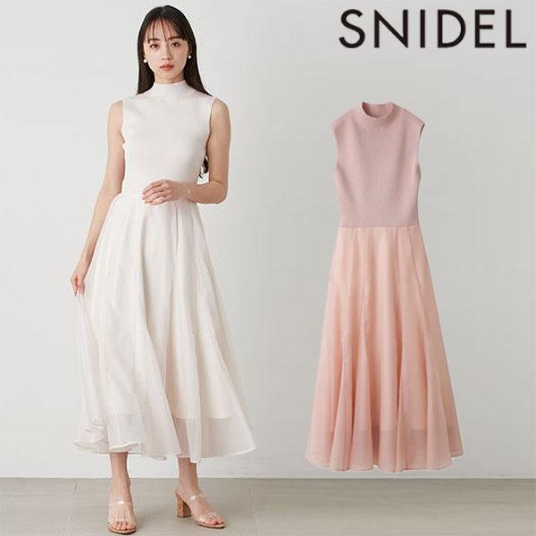 即納】 SALE スナイデル SNIDEL ワンピース 24春夏 Sustainableニット 