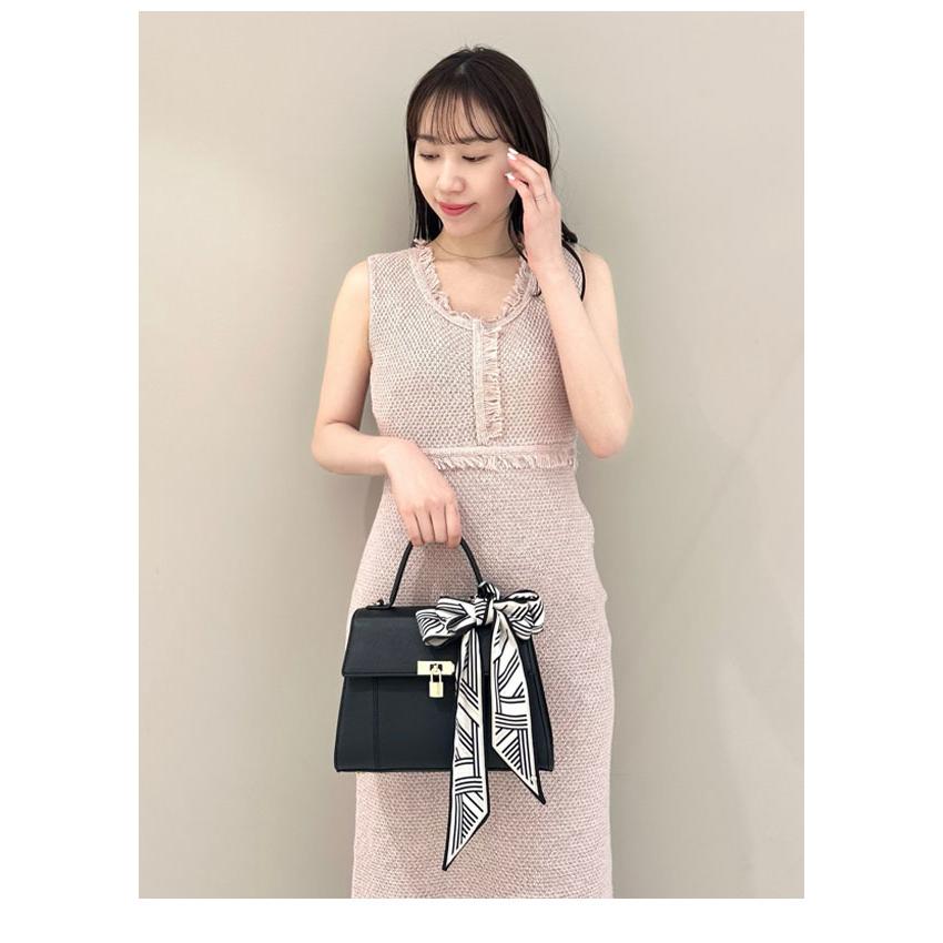 SNIDEL  セット ツイードワンピース ブラック FREE SNIDEL サイドプリーツツイードワンピース ブラック - メルカリ