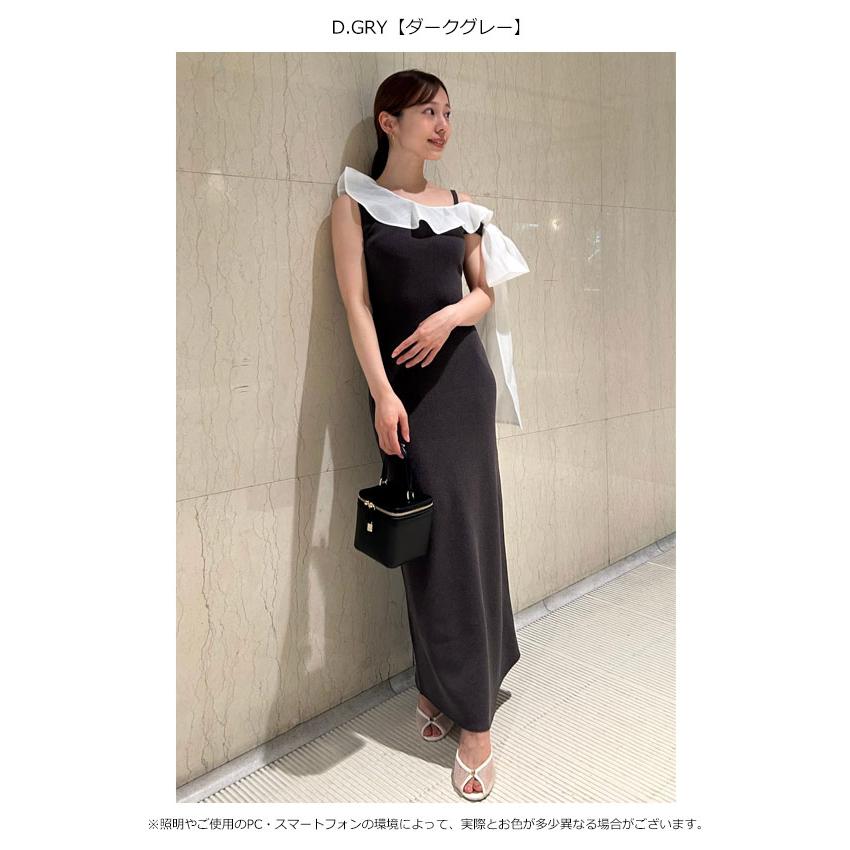 SNIDEL（スナイデル） SALE50%OFF ワンピース ワンショルリボンニット
