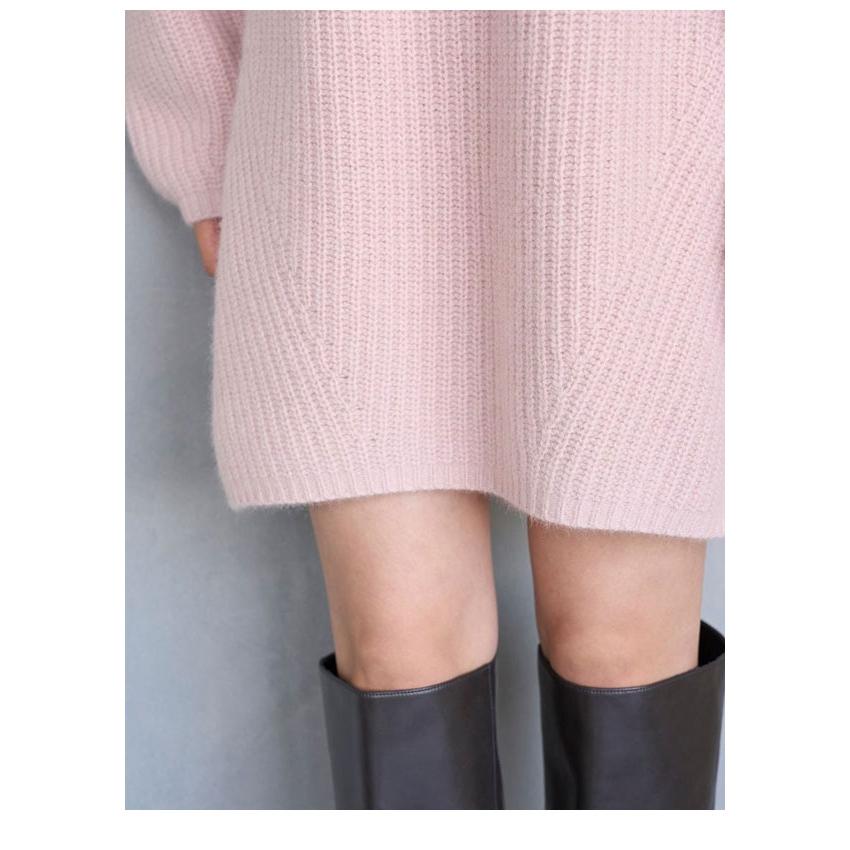 SNIDEL 新作10%OFF スナイデル ワンピース 25秋冬 ラクーンミニニット