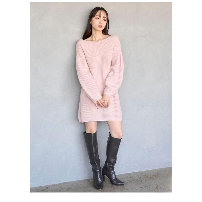 SNIDEL（スナイデル） 新作10%OFF ワンピース 25秋冬 ラクーンミニ