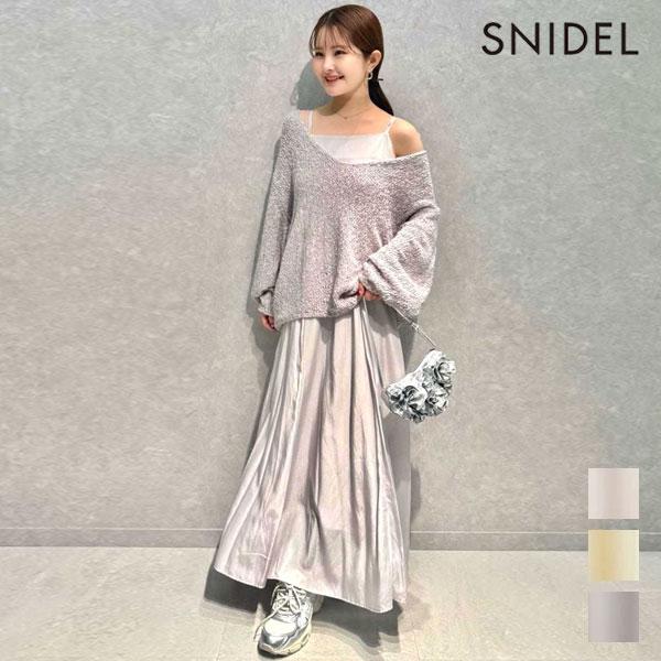 SNIDEL（スナイデル） SALE10%OFF ワンピース 26春夏 スラブニット