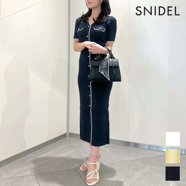 SNIDEL（スナイデル） ワンピース 26春夏 フロントボタンニット