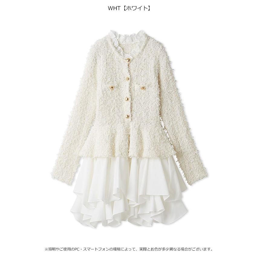 SNIDEL（スナイデル） SNIDEL 26秋冬 ワンピース ツイードライクニット