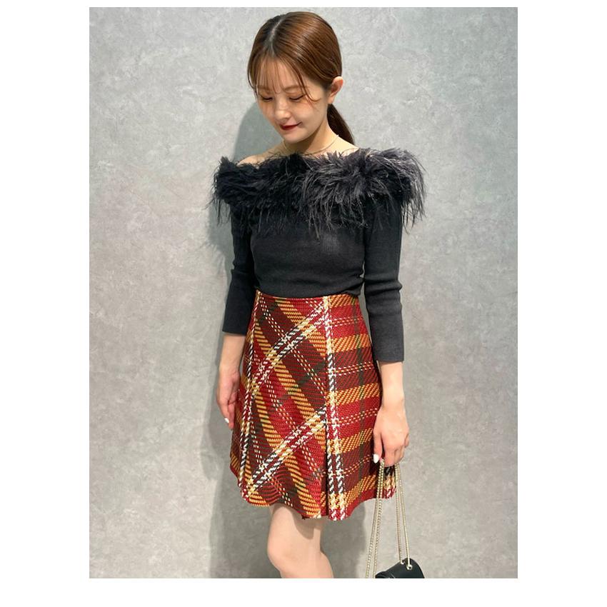 SNIDEL SALE60%OFF スナイデル トップス 24秋冬 デコルテファー